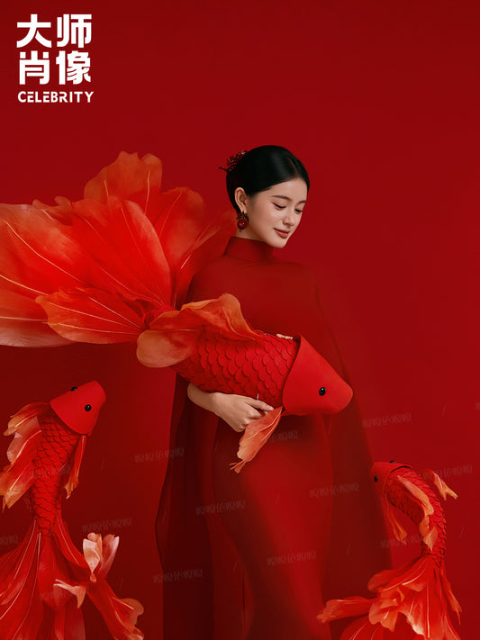 Portrait of Koi Fish